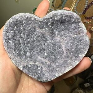 Heart-Shaped Amethyst Crystal